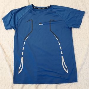 Surfteam Blue Surf Boogie Board Rashgaurd shirt Large Beach Ocean